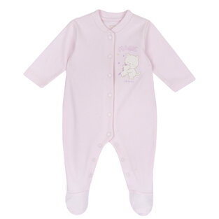 CHICCO cotton bodysuit in pink color.