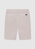 PEPE JEANS bermuda shorts in beige color with elastic on the inside.