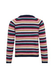 MEXX knitted blouse in colorful striped pattern.
