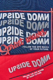 Σετ σορτς SPRINT σε μπλε χρώμα με το λογότυπο "UPSIDE DOWN".