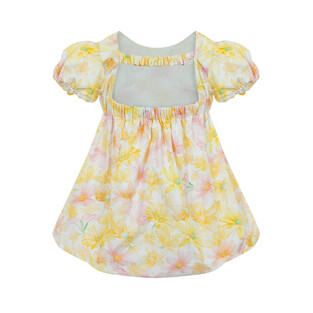 Φόρεμα Lapin House με floral print και balloon τελείωμα.