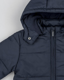Μπουφάν LOSAN σε σκούρο μπλε χρώμα με αποσπώμενη κουκούλα.