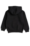 SPRINT sweatshirt jacket in black color with hood.
