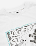 Βαμβακερό T-Shirt Losan σε λευκό χρώμα.