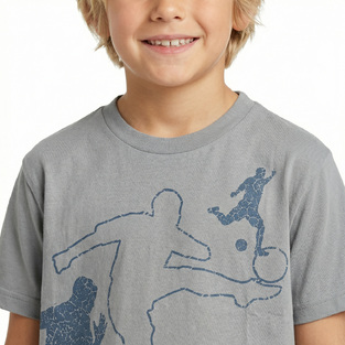 Σετ σορτς TRAX σε χρώμα γκρι με μπλε ραφ.