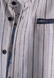Set of 3 pcs. HASHTAG, blouse, linen pants and linen shirt.