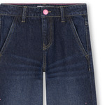 Παντελόνι τζιν BILLIEBLUSH σε μπλε σκούρο χρώμα με στρας.