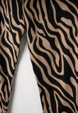 Σετ κολάν ΕΒΙΤΑ σε χρώμα μπεζ με animal print.
