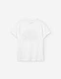 Βαμβακερό T-Shirt  LOSAN σε λευκό χρώμα.