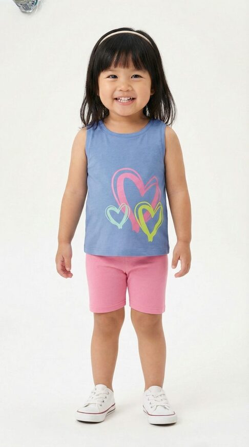 Σετ κολάν 3 τεμ. TRAX σε χρώμα λιλά-λευκό-ροζ.