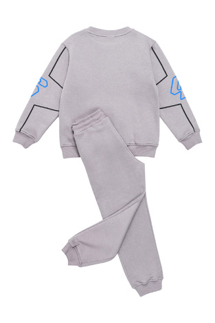 SPRINT tracksuit set in light gray.