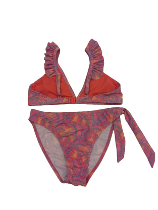 CROOLita printed bikini swimsuit in pink.