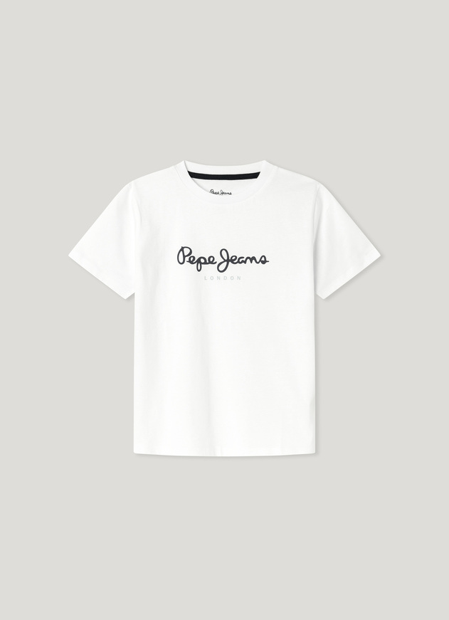 Μπλούζα βαμβακερή Pepe Jeans σε λευκό χρώμα.