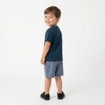 Σετ σορτς TRAX σε χρώμα μπλε με σιέλ σκούρο.