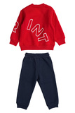 SPRINT tracksuit set in red color with "SPRINT" logo.