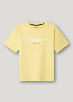 Μπλούζα Pepe Jeans σε κίτρινο χρώμα.