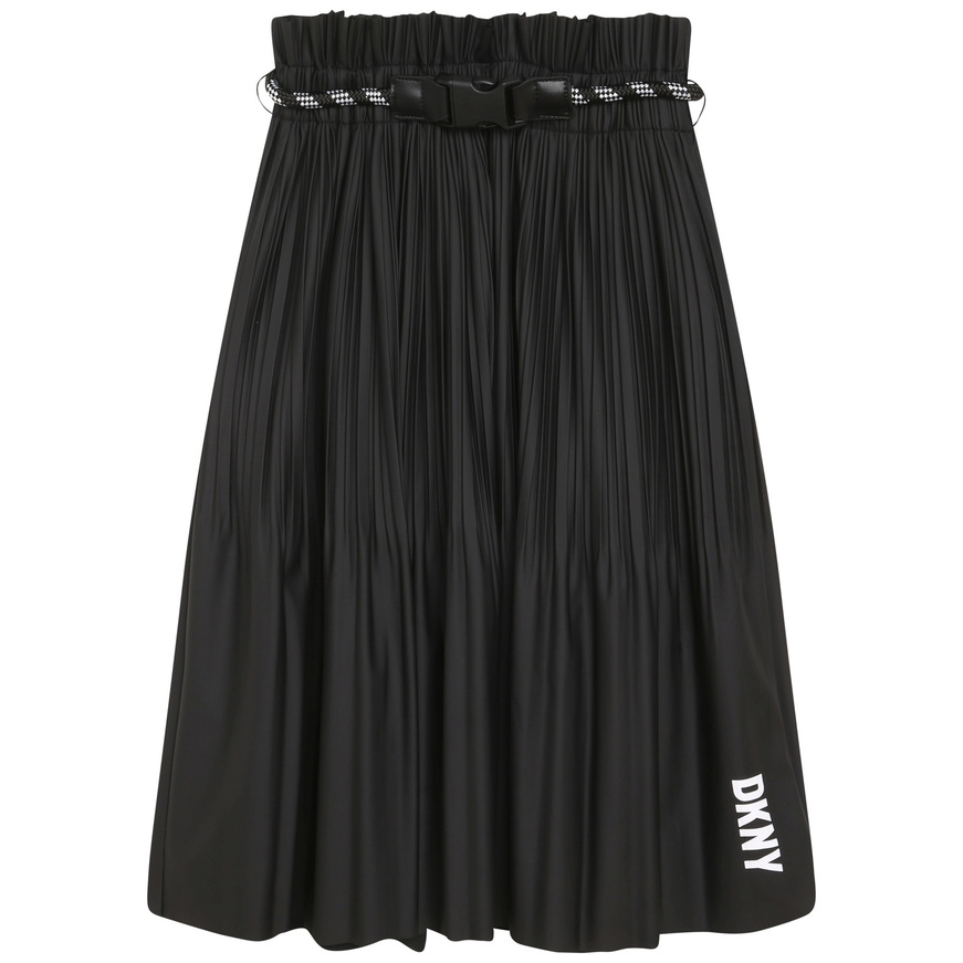Leather skirt D.K.N.Y. in black colour.