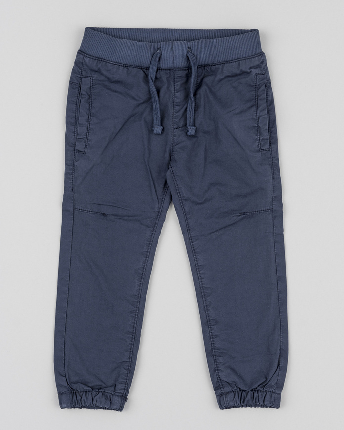 LOSAN fabric pants in blue.