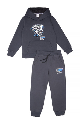 SPRINT suit set in dark gray color with built-in waterproof hood.