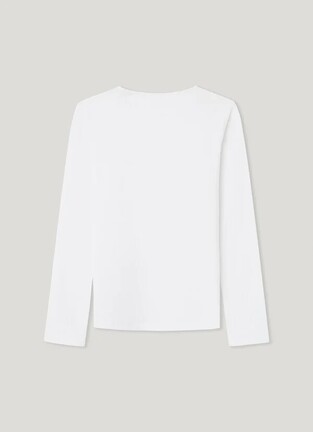 PEPE JEANS blouse in white color with glitter.