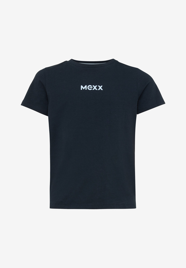Μπλούζα MEXX σε μπλε χρώμα με ανάγλυφο το λογότυπο "MEXX".