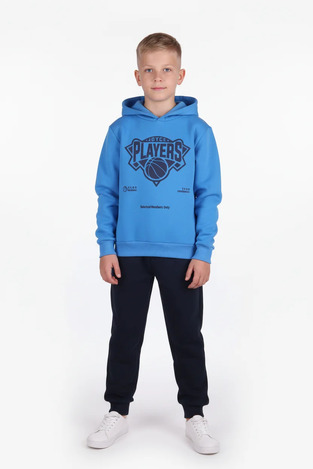 JOYCE tracksuit set in light blue-dark blue.