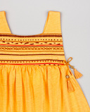 Φόρεμα μακό LOSAN σε πορτοκαλί χρώμα.