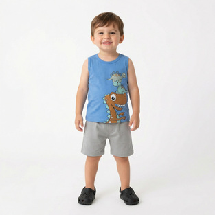 TRAX shorts set in dark blue with gray.