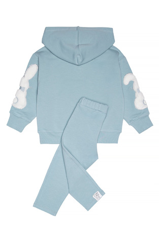 Seasonal set of SPRINT hooded leggings in mint color.