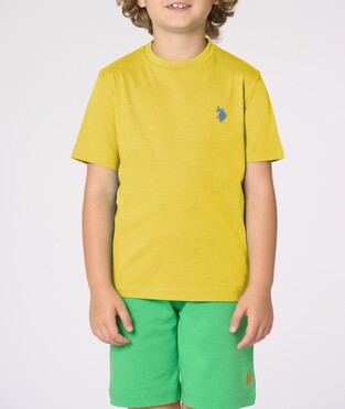 U.S. POLO shirt in yellow.