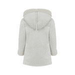 Παλτό LAPIN HOUSE σε εκρού χρώμα με suede υφή. 