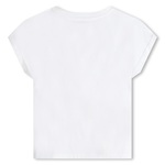 Blouse D.K.N.Y. in white color with logo print.