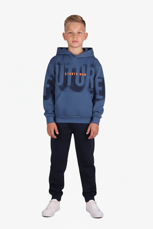 JOYCE tracksuit set in blue rafa with black color.
