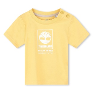 TIMBERLAND blouse in mustard yellow color with embossed print.