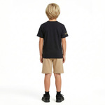 Σετ σορτς TRAX σε ανθρακί με μπεζ χρώμα.