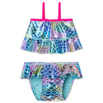 BILLIEBLUSH colorful mermaid bikini swimsuit.