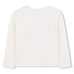 Μπλούζα BILLIEBLUSH σε εκρού χρώμα με ανάγλυφο τύπωμα.