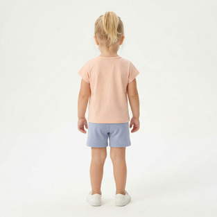 TRAX shorts set in light pink with lilac color.