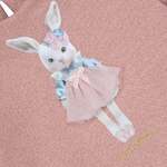 Φόρεμα Lapin House σε ροζ χρώμα με τούλινο τελείωμα.