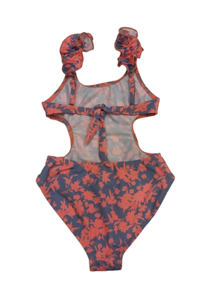 CROOLita one-piece swimsuit in dark sky blue-pink.