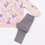 Σετ κολάν TRAX σε ροζ-γκρι χρώμα.