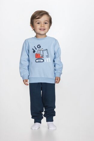 Πιτζάμα DREAMS σε σιέλ-μπλε σκούρο χρώμα.