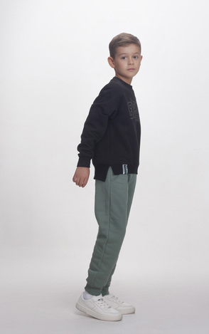 JOYCE suit set in black-olive color.