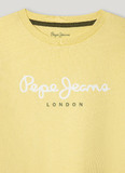 Μπλούζα Pepe Jeans σε κίτρινο χρώμα.