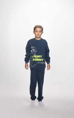 DREAMS pajamas in dark blue.