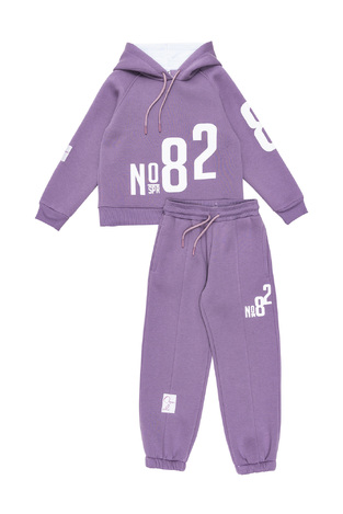 SPRINT jumpsuit set in lilac color.