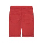 PEPE JEANS bermuda shorts in red with a drawstring at the waist.