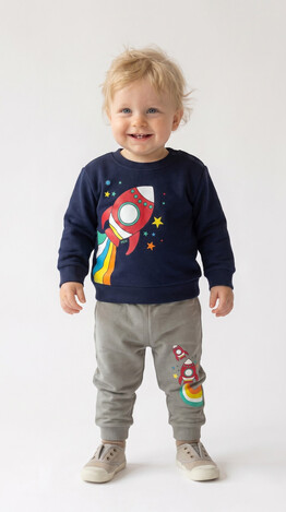 TRAX tracksuit set in dark blue-gray color.