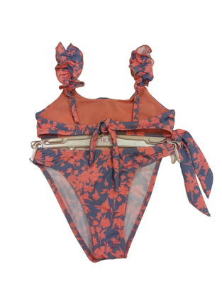 CROOLita bikini swimsuit in dark blue with pink.