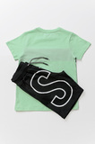 SPRINT shorts set in mint color with "OUTSIDER" logo.